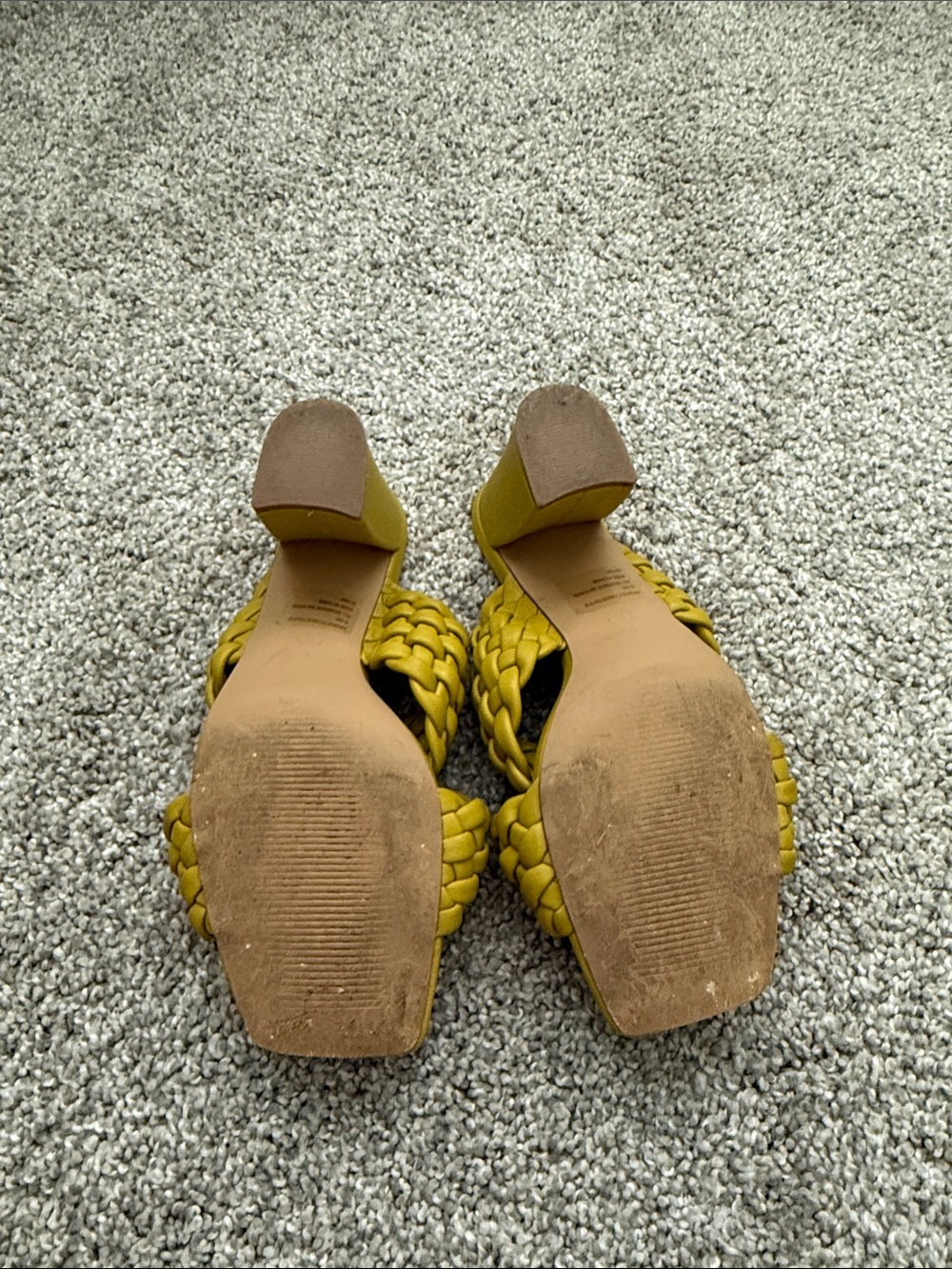 Anne Klein Braided Slide Mules in yellow - Picture 2 of 4